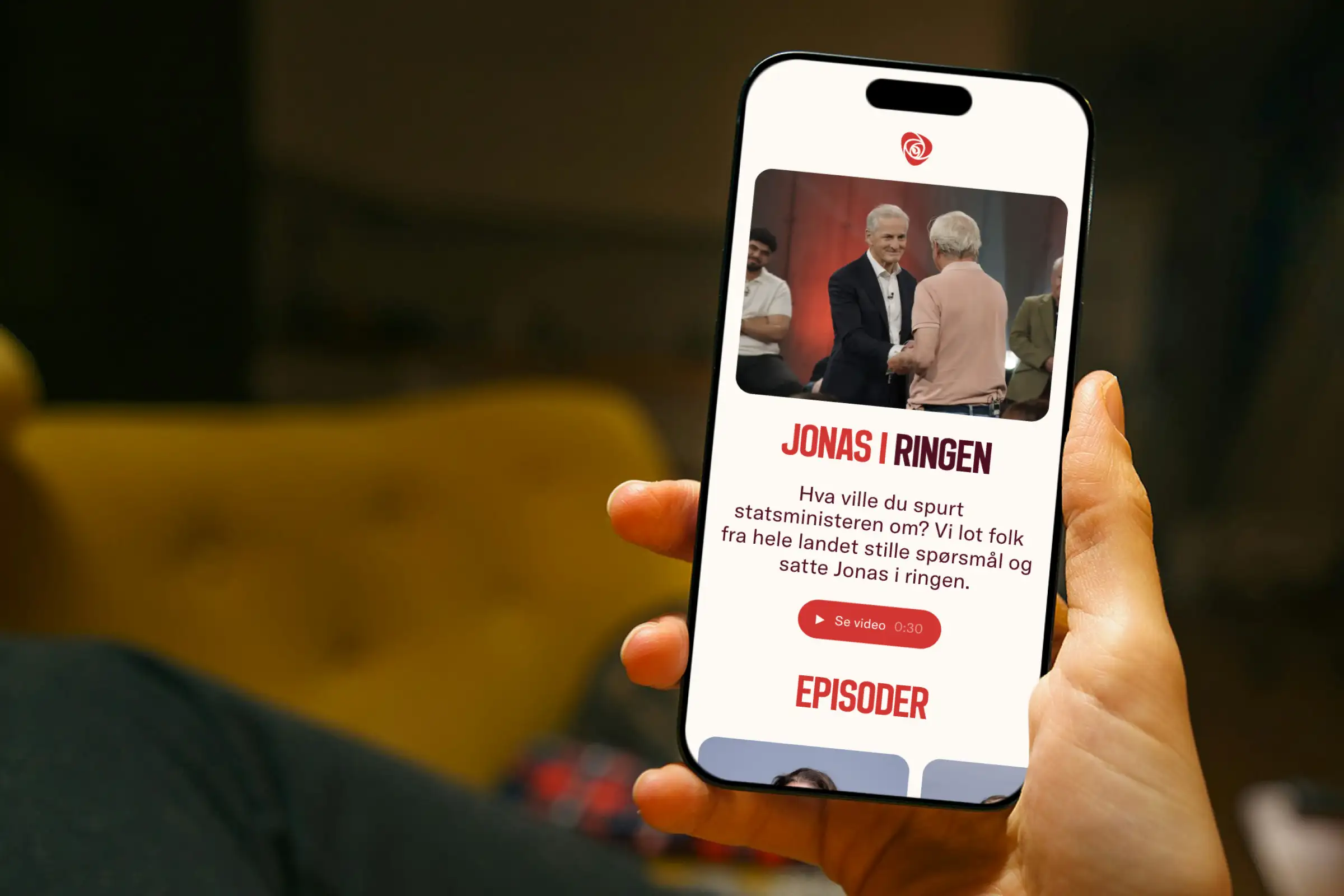 Jonas i ringen - mobilvisning